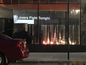 Installation detail, Lovers Fight Tonight